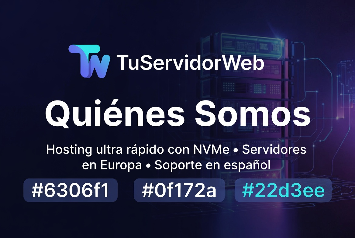 Servidores NVMe de TuServidorWeb